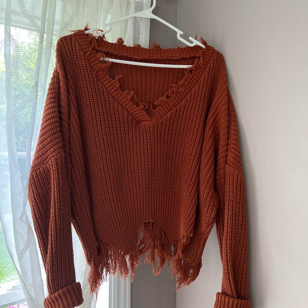 Oversized Crop Sweater